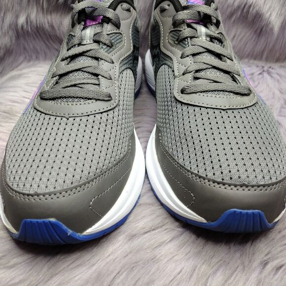 Saucony Cohesion 16 Running Sneakers Womens Sz 11 Gravel Grape White Performance - Picture 4 of 8